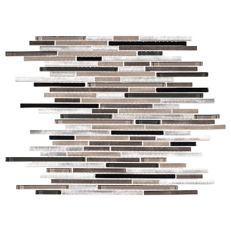 Andova Tiles Klein-Grail Glass & Aluminum Mosaic Wall Tile Andova Tiles